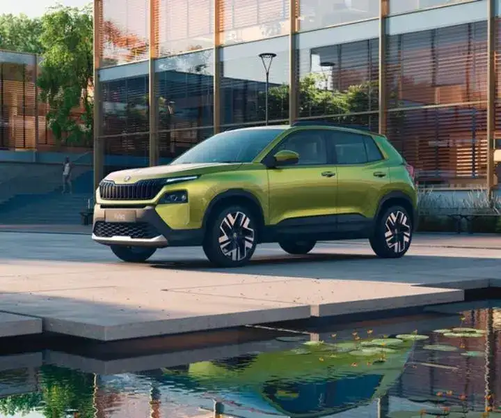 skoda kylaq front
