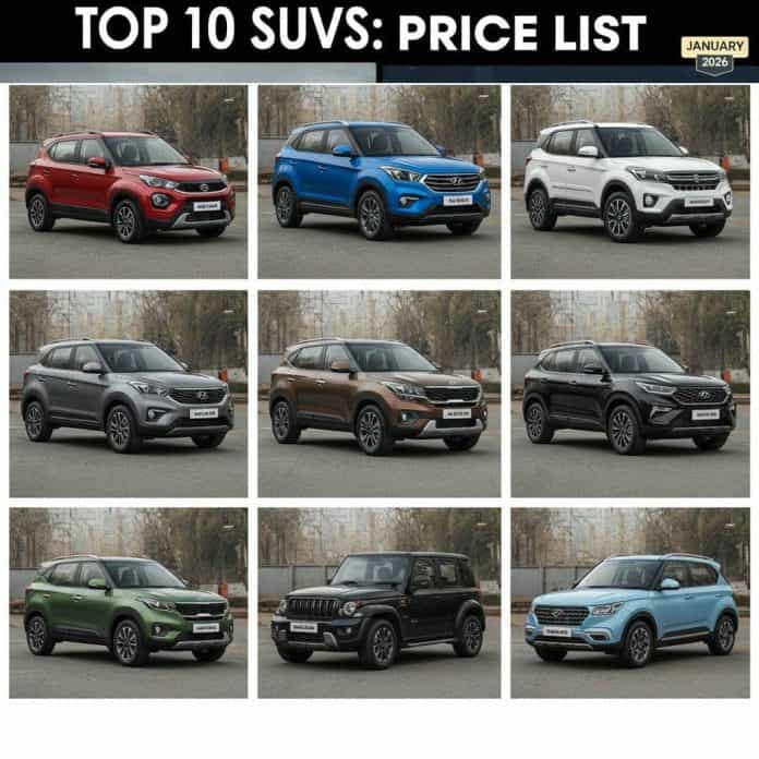top 10 cars in India